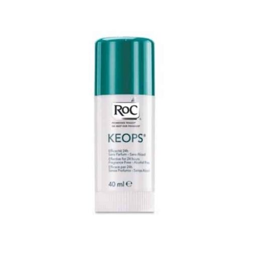 Roc Keops Stick 40 Ml Duplo Desodorante de gran Eficacia - Pieles Normales y sensibles
