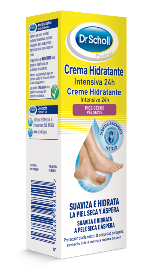 Crema Hidratante Intensiva 24H Dr. Scholl 75 ml - Pies Secos