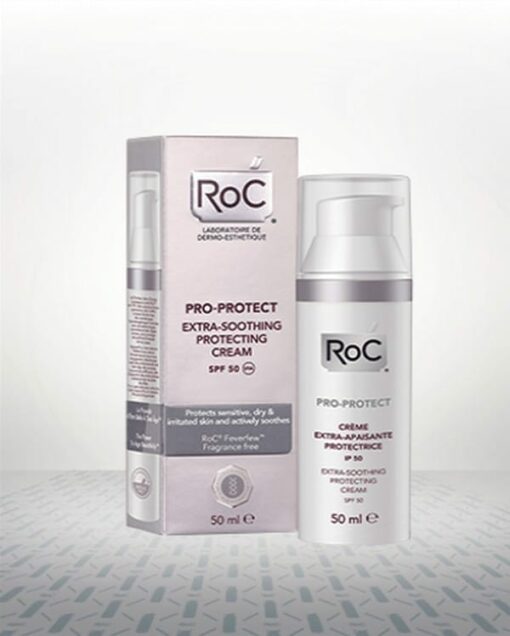 Comprar Roc Pro-Protect Crema Protectora Extra-Calmante SPF 50 50 ml - Calma la Piel Sensible e Irritada
