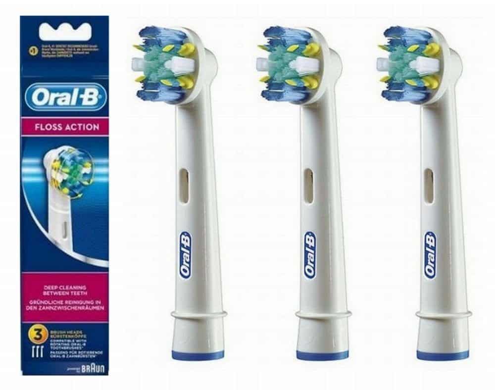 Oral B Floss Action Recambio Cepillo Eléctrico 3 Unidades