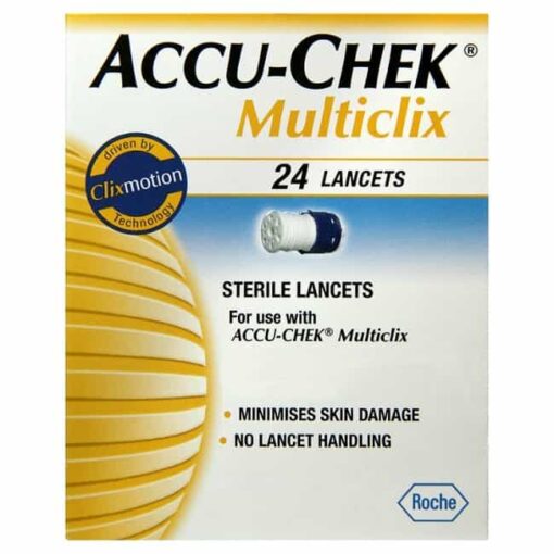 Accu Chek Multiclix Lancetas 24 Unidades