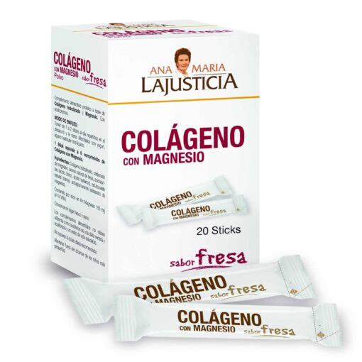 Comprar Ana María Lajusticia Colágeno con Magnesio Sabor Fresa 20 Sticks