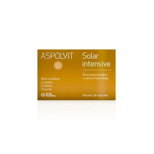 Comprar Aspolvit Solar Intensive 30 Capsulas - Potenciador del Bronceado