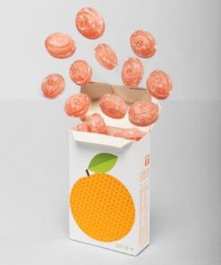 Caramelos Sin Azúcar 36.5 gr Sabor a Mandarina de Balmelos - Marca Interapothek - Máximo Frescor para tu Garganta Nariz Despejada
