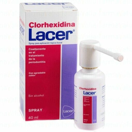 Comprar Lacer Spray Clorhexidina 40 ml - Tratamiento Coadyuvante en Gingivitis y Periodontitis