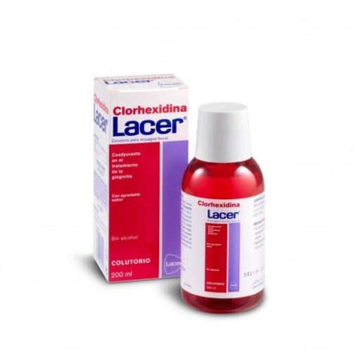 Comprar Lacer Colutorio Clorhexidina 200 ml - Tratamiento Coadyuvante en Gingivitis y Periodontitis Tamaño Viaje