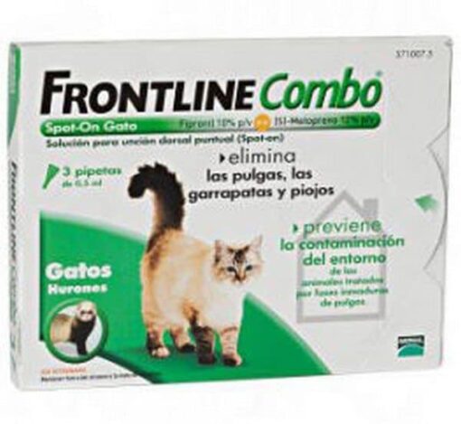 Comprar Frontline Combo Spot-On Gato y Hurón Solución Tópica - Elimina Pulgas