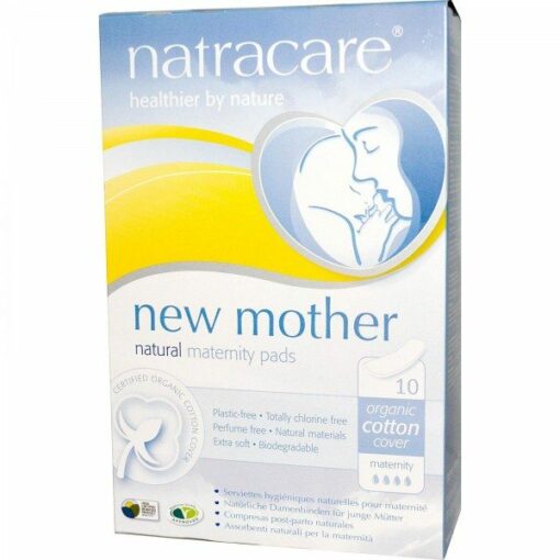 Comprar Compresa Post - Parto Natracare 10 Unidades Son ideales para absorber los líquidos producidos tras el parto.