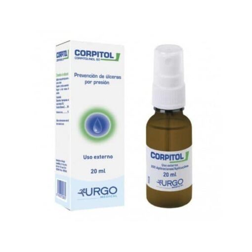 Comprar Corpitol Aceite 20 ml - Pieles Frágiles Prevención y Tratamiento de Eritemas Cutáneos de Apoyo y Úlceras por Decúbito