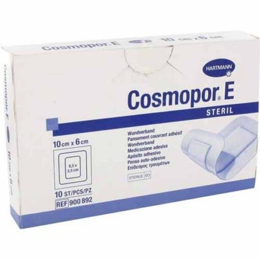 Comprar Cosmopor E 10X6 cm 10 Unidades Apósitos - Gasa Adhesiva Antibacteriana con Plata