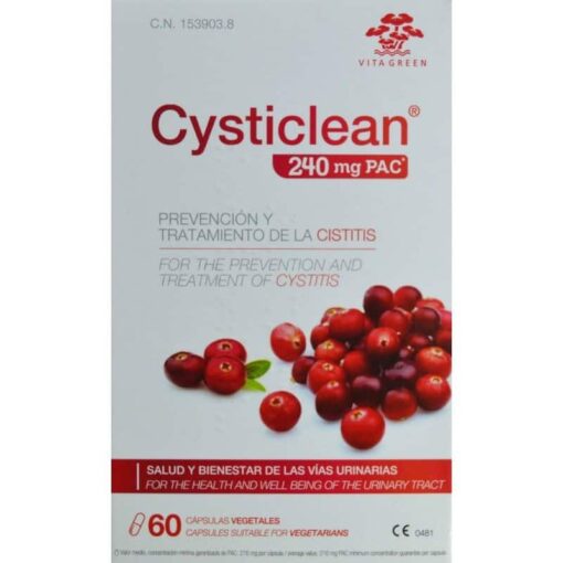 Comprar Cysticlean 240 mg Pac 60 Cápsulas
