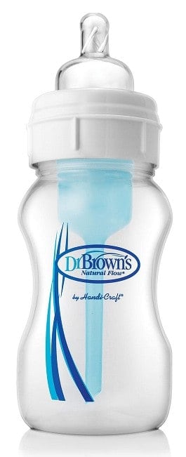Dr Brown's Biberon Natural Flow Tetina Silicona Boca Ancha 240 ml