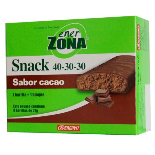 Enerzona Snack Chocolate Barritas 5 Ud - La Barrita Para Comer Entre Horas