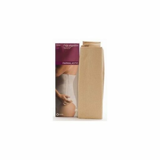Comprar Faja Farmalastic Velcro Beige Talla3 - Algodón Transpirable para Dolores Lumbares Post-Operatorio Post-Parto