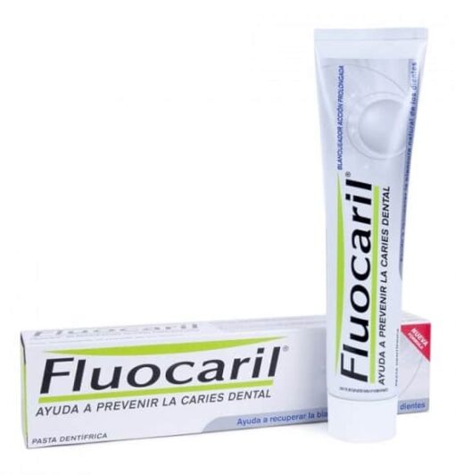 Pasta Dental Fluocaril Blanqueador Acción Prolongada 125 ml - Blanqueador Dental