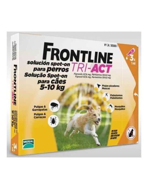 Comprar Frontline Perro Tri-Act 5-10 Kg
