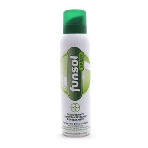 Funsol Spray Para Pies Y Calzado Desodorante para pies 150 ml - Combate mal olor de los pies