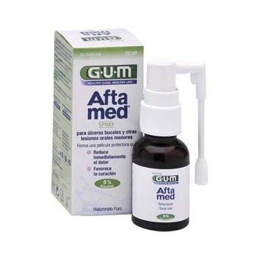 Gum Aloclair Aftamed Spray Bucal 20 Ml - Tratamiento Lesiones Menores