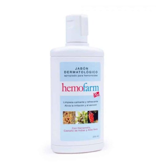 Comprar Hemofarm Plus Jabon Liquido 200 Ml - Repara y Limpia las Fisuras Anales o Las Hemorroides