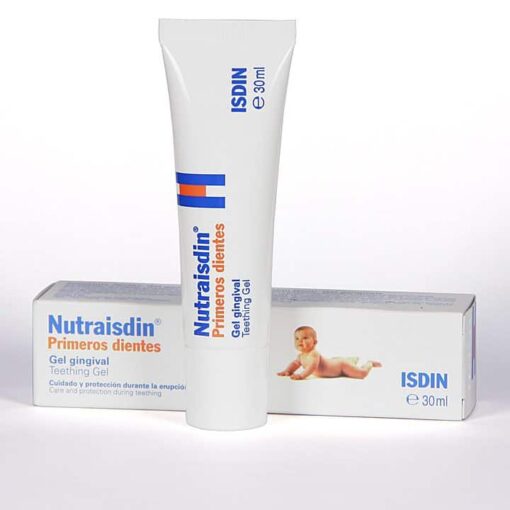Comprar Nutraisdin Primeros Dientes 30 ml es un gel gingival de agradable sabor indicado para el cuidado y protección de las encías durante la aparición de los primeros dientes del bebé.