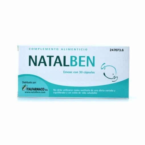 Comprar Natalben 30 Cáps - Cubrir los Requerimientos Nutricionales durante el Embarazo