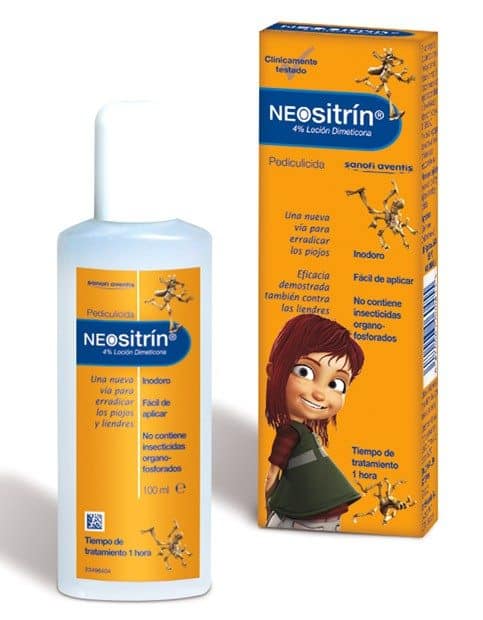 Neositrin Spray Gel tratamiento liendres y piojos 60ml
