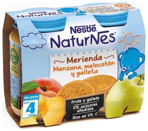 Comprar Nestlé Naturnes Merienda Manzana Melocotón y Galleta