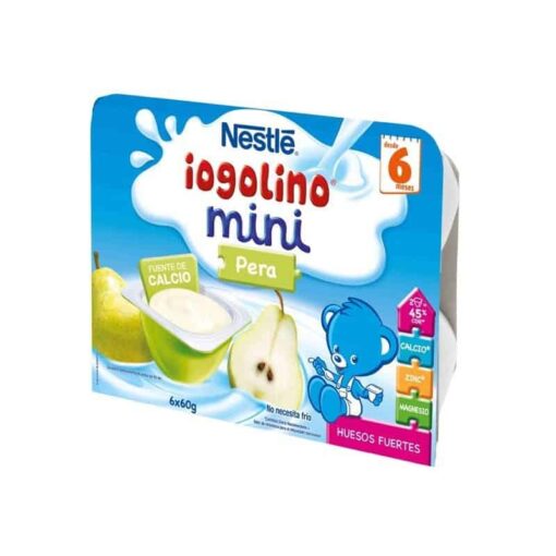 Comprar Iogolino Mini Pera 6 Tarrinas 60 Gramos Nestle - Aporte de Calcio