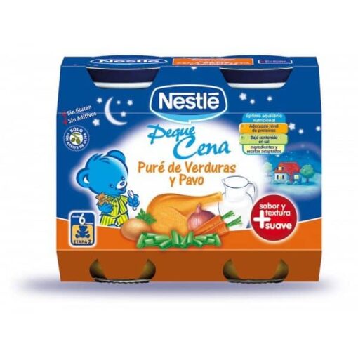 Comprar Nestlé Peque Cena Verdura Pavo 2 X 200ml