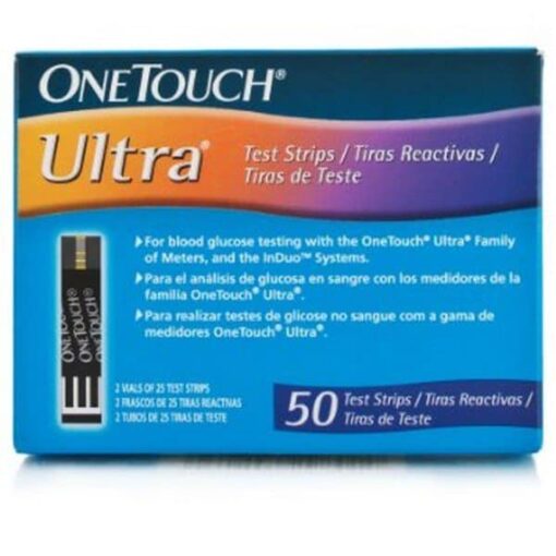 Comprar One Touch Ultra Tiras Reactivas 50 uds - Medición de Glucosa en Sangre