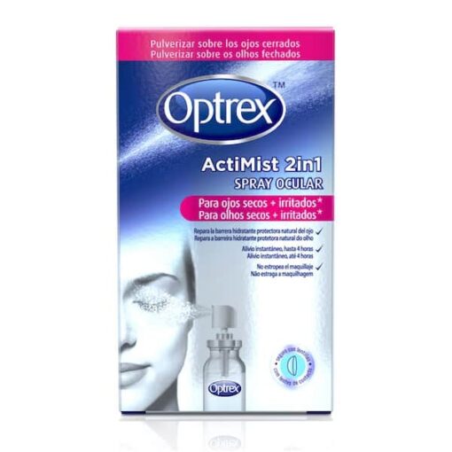 Comprar Optrex Actimist 2 en 1 Spray Ocular Ojos Secos e Irritados 10 ml