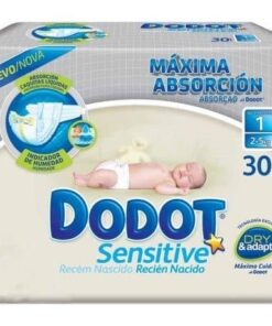 Dodot Sensitive Recién Nacido Talla 1  2-5 Kg 30 Unidades