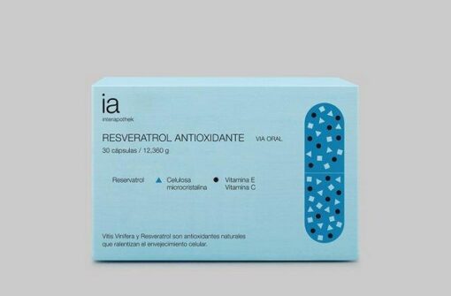Resveratrol Antioxidante 30 Cápsulas de Interapothek