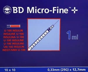 Jeringuillas BD Micro Fine 1 ml con aguja
