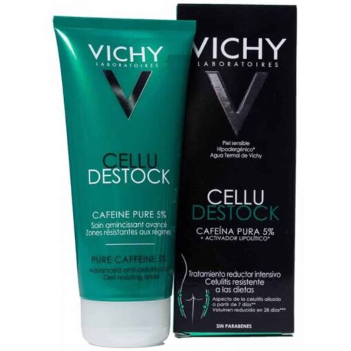 Comprar Vichy Cellu Destock Anticelulítico 200 ml es un tratamiento intensivo para la eliminación de la piel de naranja y los lípidos más rebeldes de la piel.