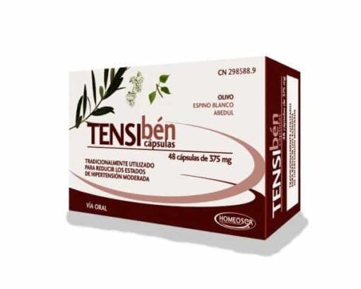 Comprar Homeosor Tensibén 375 mg 48 Cápsulas