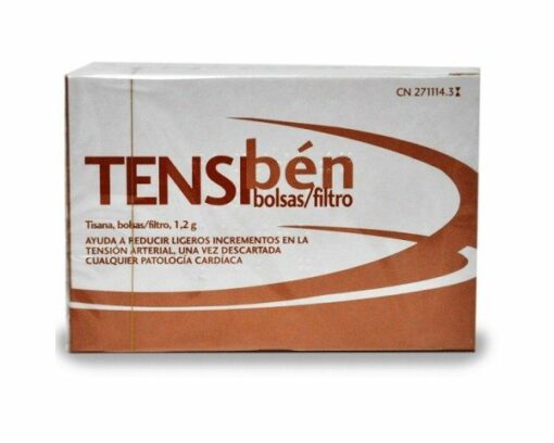 Comprar Tensibén Tisana 1.2 g 20 Filtros ayuda a reducir ligeros incrementos en la tensión arterial