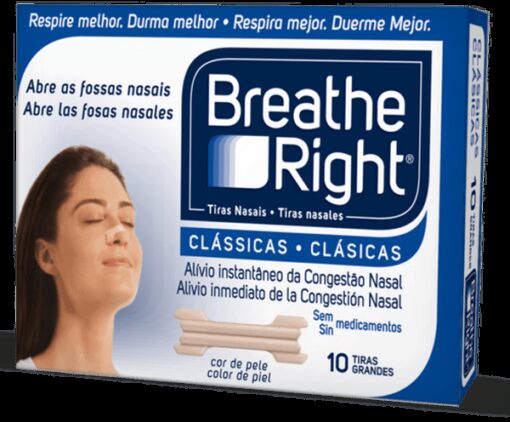 Comprar Breath Right Tiras Nasales 10 Unidades - Talla Grande