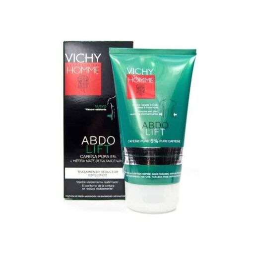 Comprar Vichy Abdo Lift Hombre 150 ml es un reductor de la zona del vientre muy eficaz para el hombre. Tonifica y reafirma gracias a su composición en cafeína pura y elementos naturales