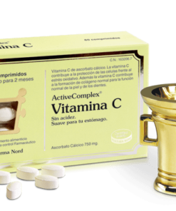 ActiveComplex Vitamina C Ascorbato Cálcico - Contribuye al buen funcionamiento del sistema inmunológico y nervioso