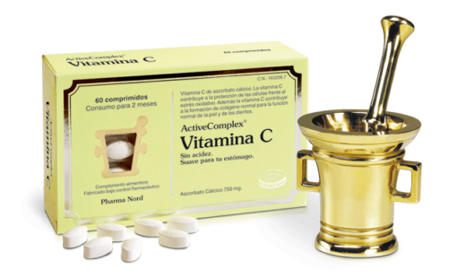 ActiveComplex Vitamina C Ascorbato Cálcico - Contribuye al buen funcionamiento del sistema inmunológico y nervioso