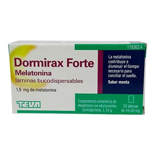 Comprar online Dormirax forte melatonina 30 láminas buc