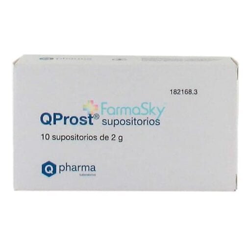 Comprar online Qprost Supositorios 10 Supositorios