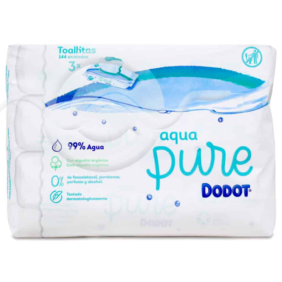 Dodot Toallitas Aqua Pure 144 Uds Tapita