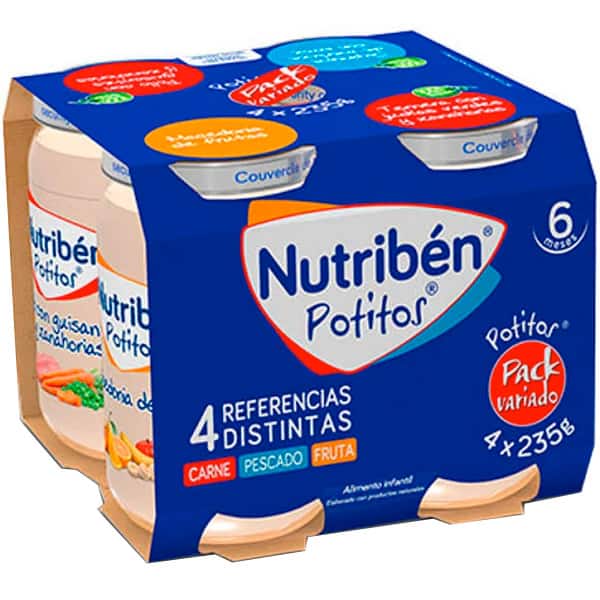 ▷ Comprar Nutriben Potitos Var Pack 2X2 4Ux235G